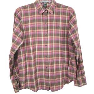 Lauren Ralph Lauren Multicolor Plaid Button Down Shirt